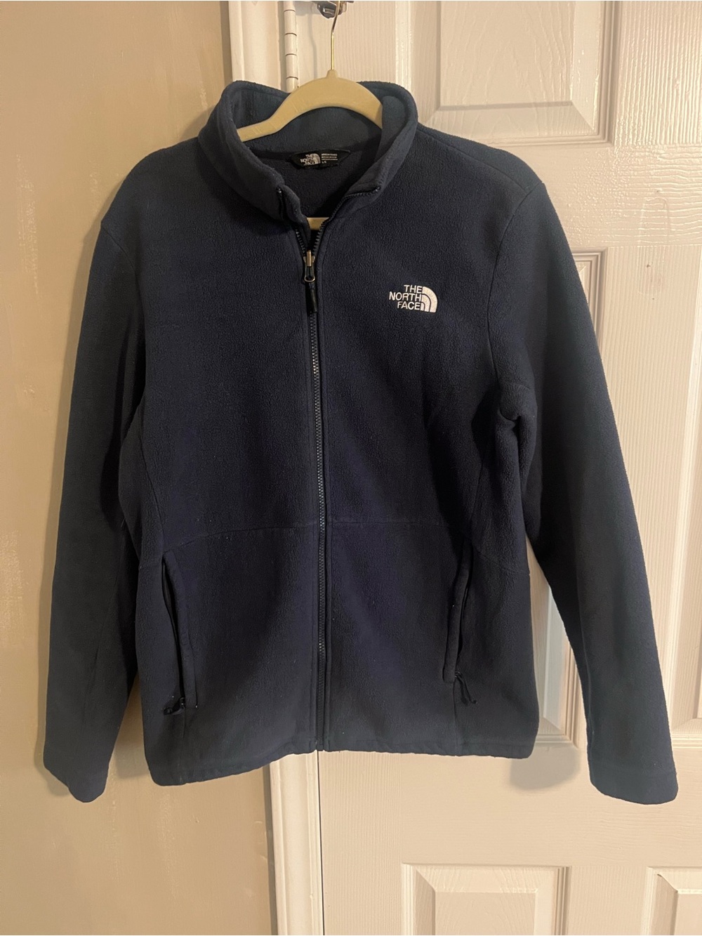 The North Face Dark Navy Full-Zip Fleece Jacket